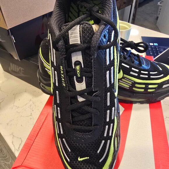 Nike Air Max TL 2.5 Shoes Black Citron FZ4110-003 Men's Size 10.5 NEW - Picture 2 of 16